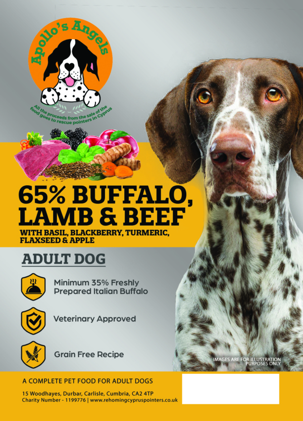 Superfood 65 Adult Italian Buffalo, Lamb and Beef