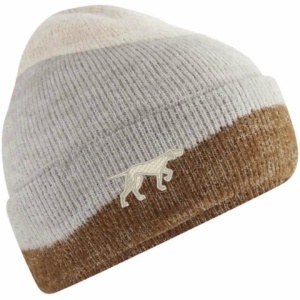 Branded Beanie Hat - Brown